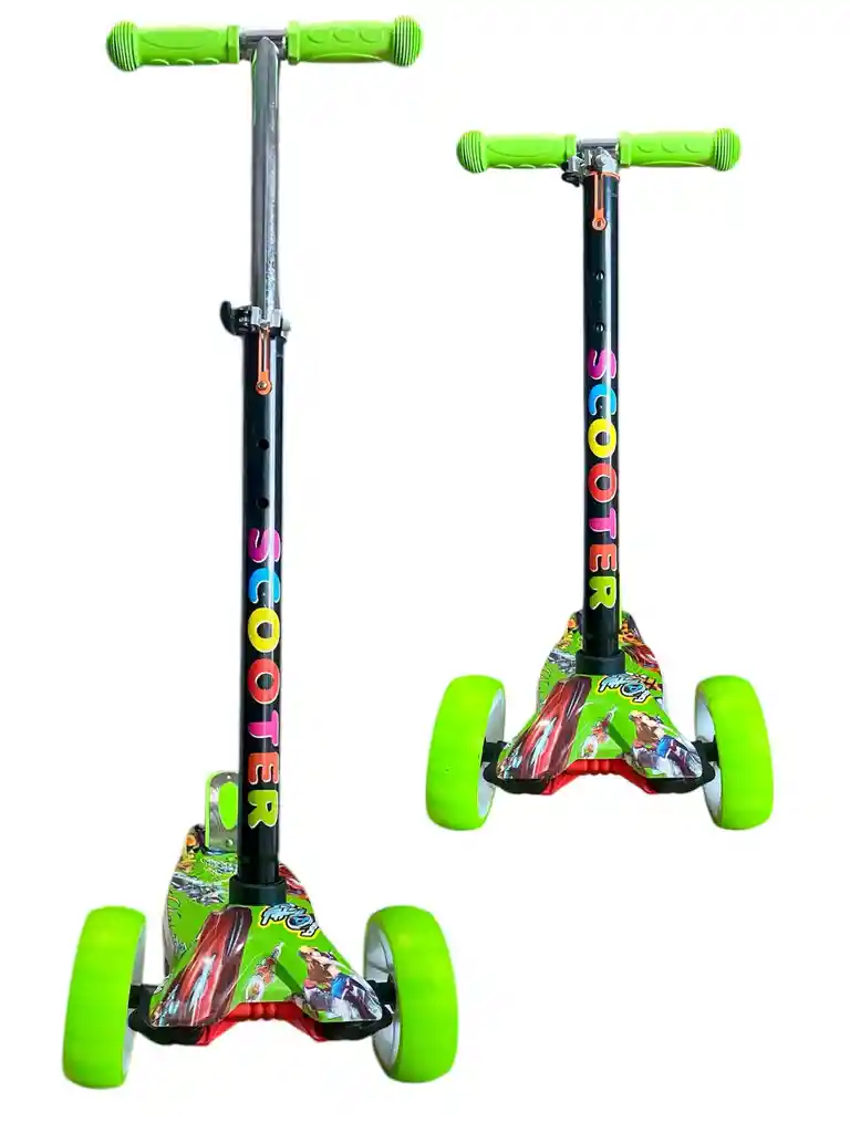 Monopatin Patineta Scooter Luces Led Y Música