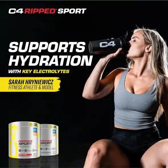 C4 Ripped Sport Pre Entreno Fruit Punch 30 Servicios