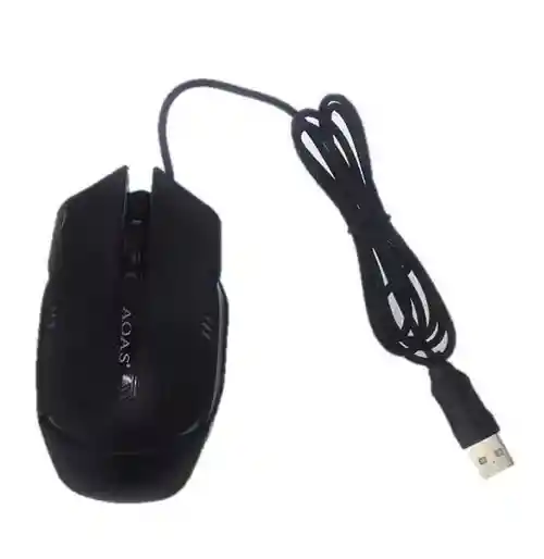 Mouse Gamer Alambrico Color Rgb Aoas V05 Gaming Usb