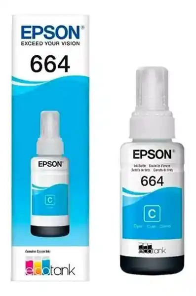 Tinta Epson Botella 70lm Cyan Ref 664 Epson