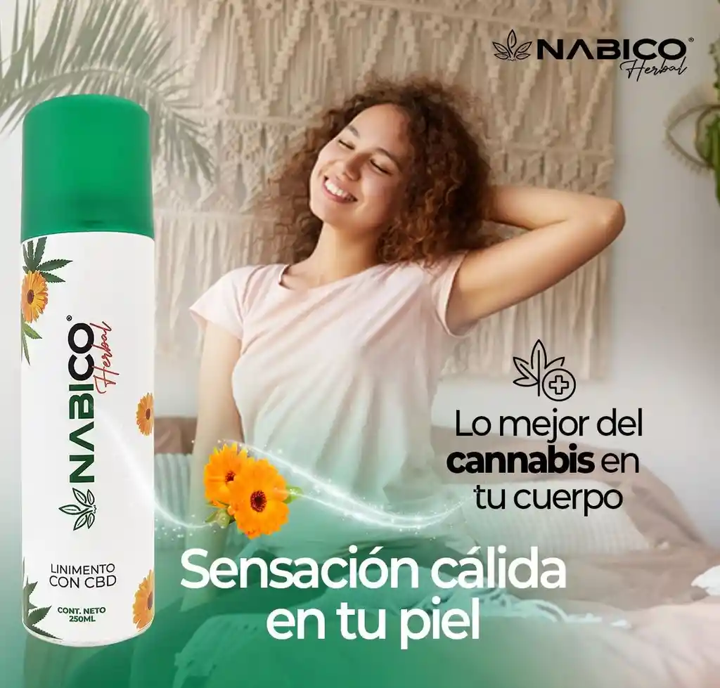 Nabico Aerosol Herbal - 250ml - Delicado Y Efectivo