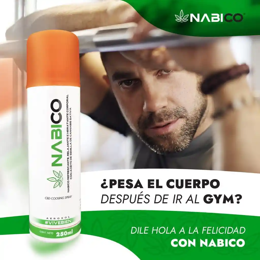 Nabico Aerosol Mentolado - 250ml - Delicado Y Efectivo