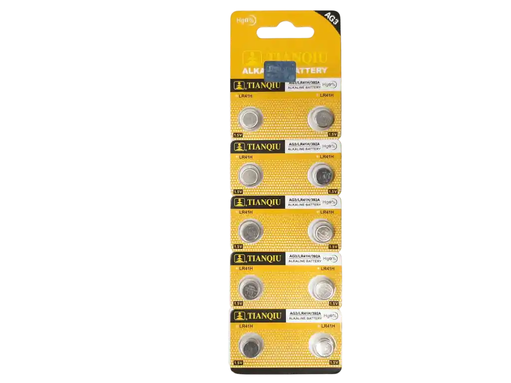 Pila Batería De Botón Ag-3 392 A 1.5v Paquete X 10 Unidades