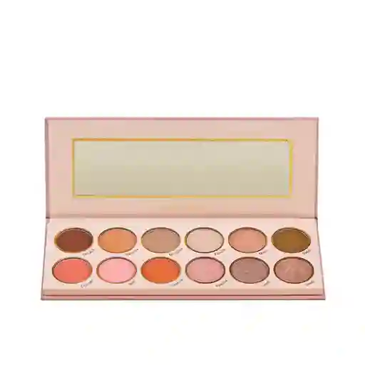 Paleta De Sombras Rose 12 Tonos Sublime Atenea