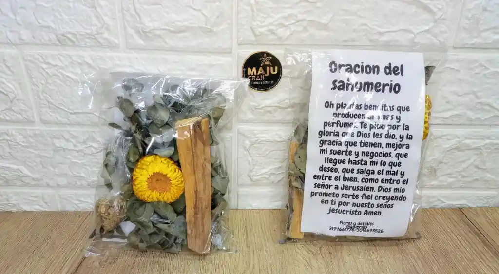 Sahumerio De Eucalipto ,boton De Oro,palo Santo ,incencio