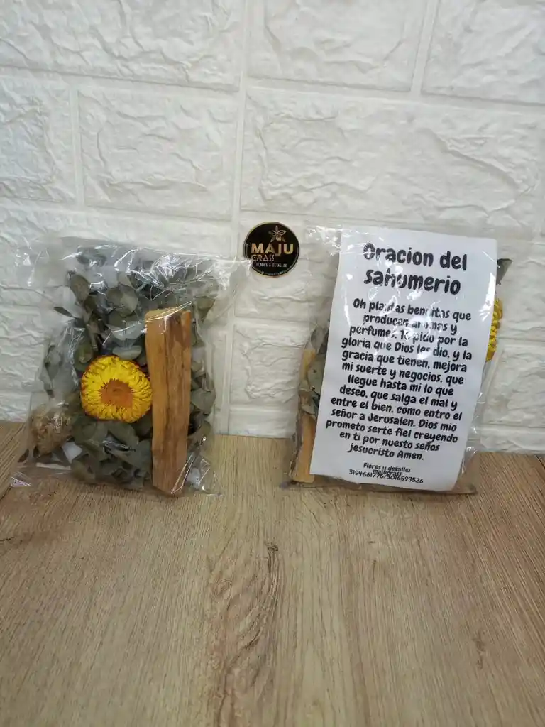 Sahumerio De Eucalipto ,boton De Oro,palo Santo ,incencio