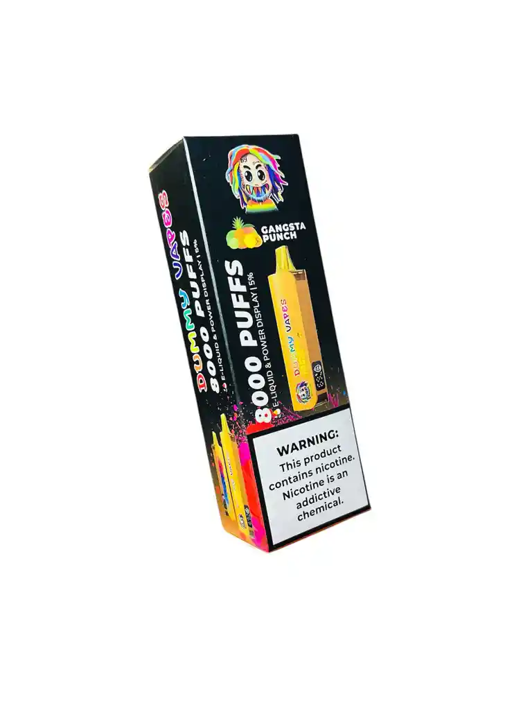 Vaporizador Dummy | 8000 Puffs | Gangsta Punch