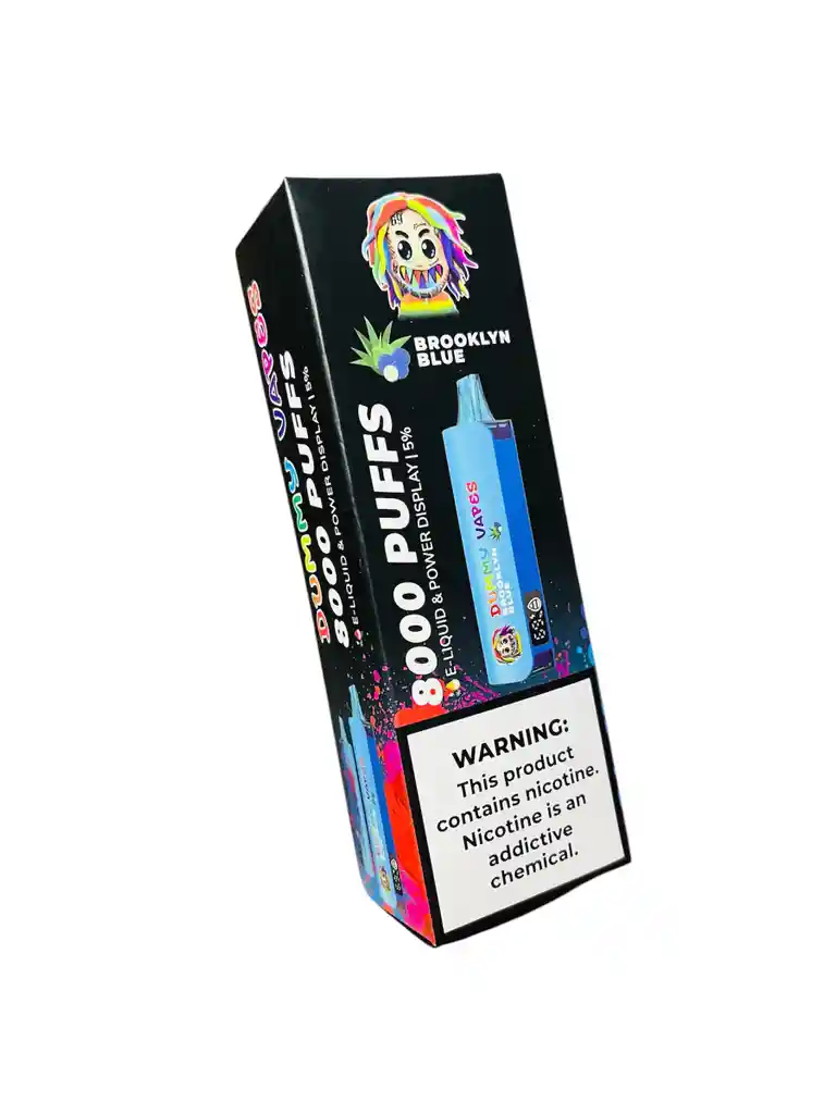 Vaporizador Dummy | 8000 Puffs | Brooklyn Blue