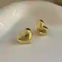 Aretes Corazon Fantasia Dorados