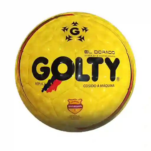 Golty Balón Futbol Replica Dorado