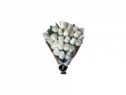 Bouquet 24 Rosas Blancas -1