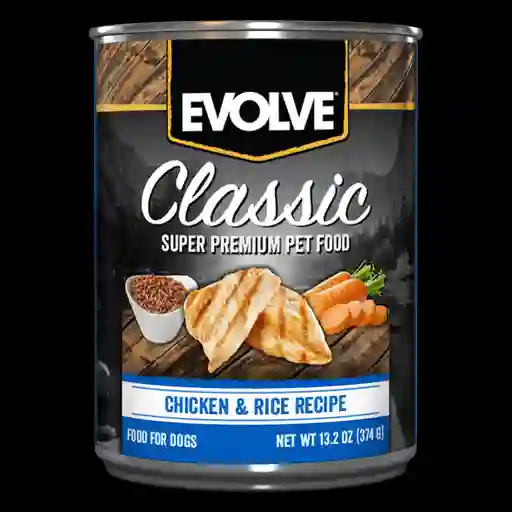 Evolve Dog Lata Chicken X13.2 Oz - 374 Gr