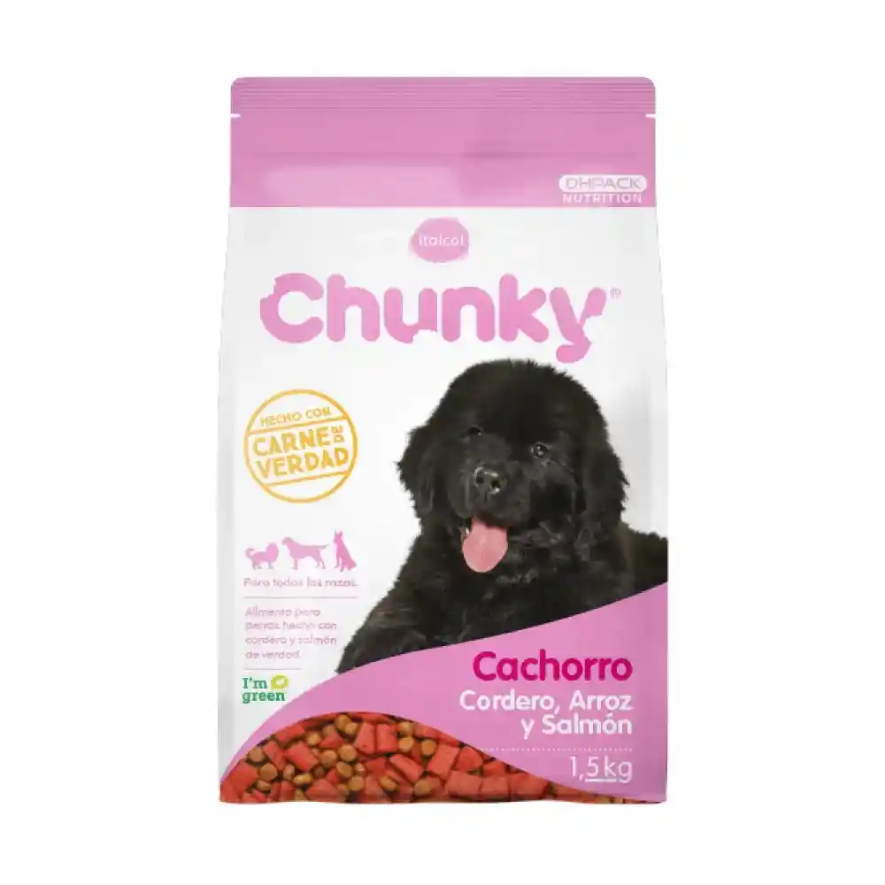 Chunky Puppies Cordero Arroz Y Salmon X4kls