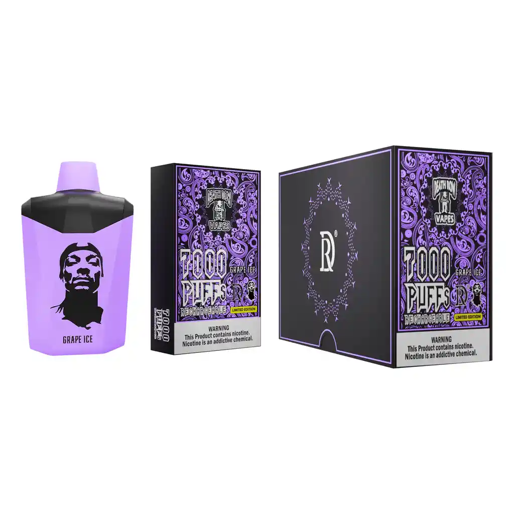 Death Row 7.000 Puffs Grape Ice