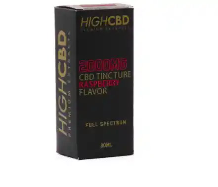 High Cbd Tintura De Cbd De Frambuesa 2000mg