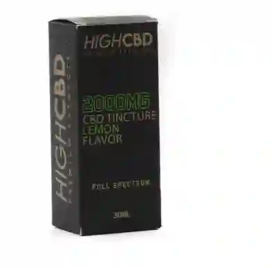 High Cbd Tintura De Cbd De Limón 2000mg