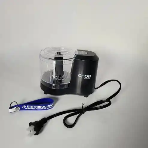 Mini Picatodo Alimentos Negro 100w Onoff