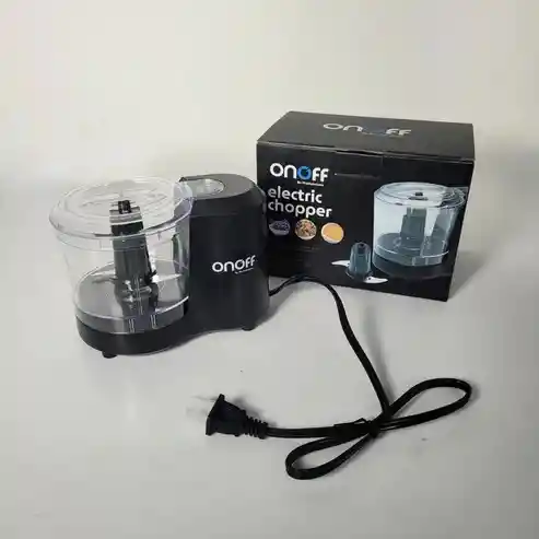 Mini Picatodo Alimentos Negro 100w Onoff