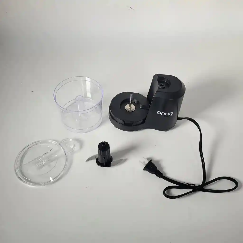 Mini Picatodo Alimentos Negro 100w Onoff