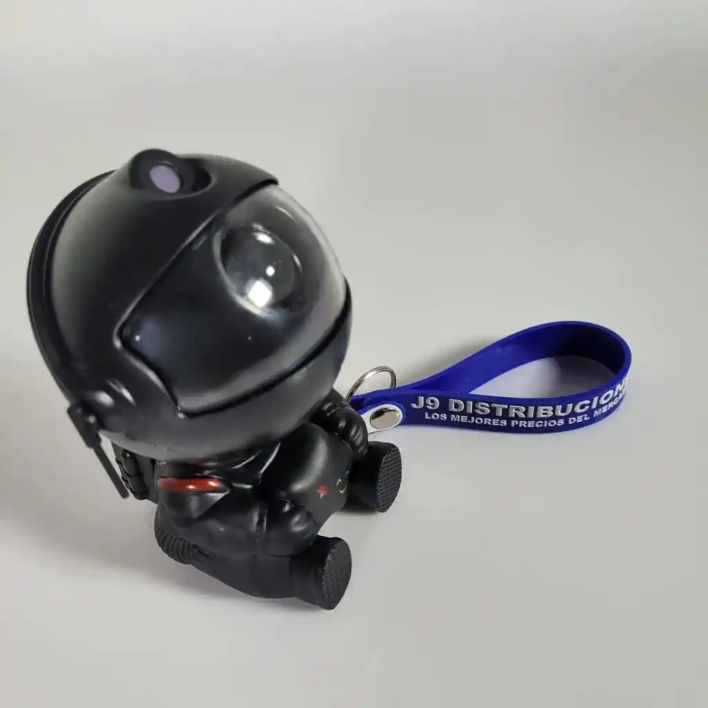 Proyector Astronauta Sentado Estrellas Galaxia Luz Led Negro