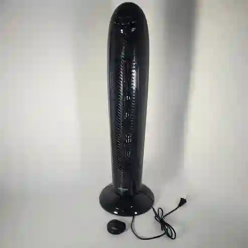 Ventilador De Torre Universal Con Control Remoto 3 Velocidades Negro 32.3 Pulgadas
