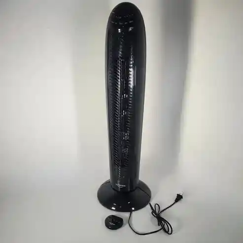 Ventilador De Torre Universal Con Control Remoto 3 Velocidades Negro 32.3 Pulgadas