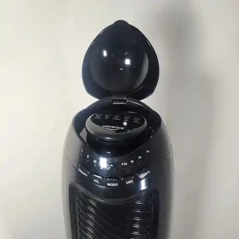 Ventilador De Torre Universal Con Control Remoto 3 Velocidades Negro 32.3 Pulgadas