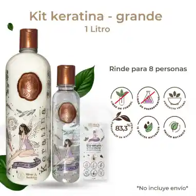 Kit Keratina 1 Litro Ritual Botánico