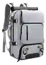 Mochila Bolso Maleta Multifuncional Viajero Gran Capacidad Impermeable Gris Innovo Bags