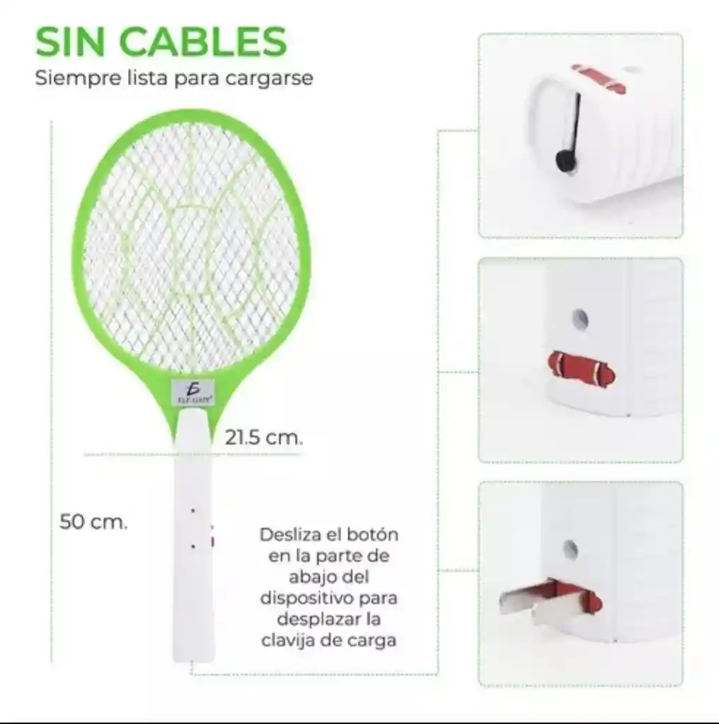 Raqueta Mata Zancudos Mosquitos D