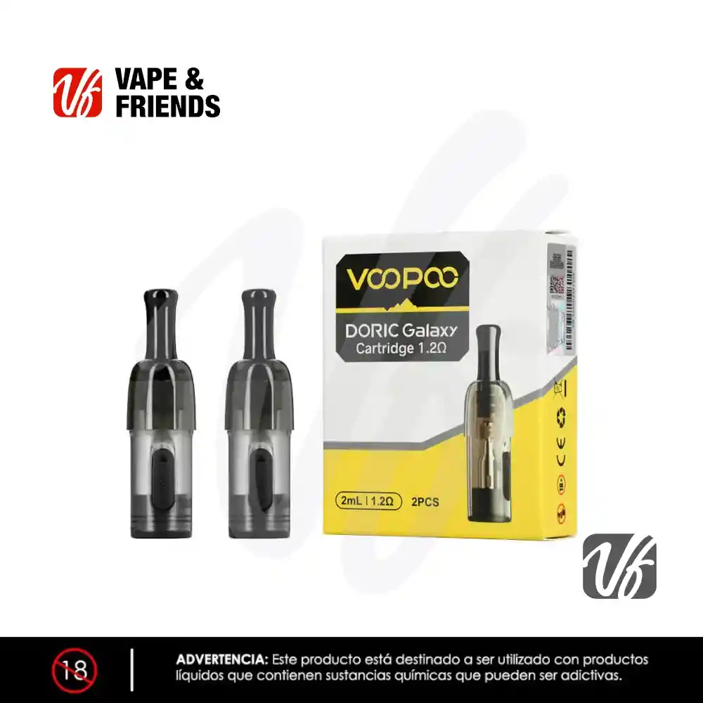Voopoo Doric Galaxy – Cartridge 1.2 Ohm