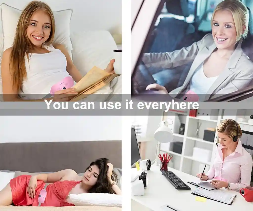 Cinturon Almohadilla Para Colicos Mestruales Alivio Térmica Portátil E Inalámbrica Relajante Calmante