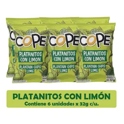 Platanitos Pasaboca Cope Sabor Limon