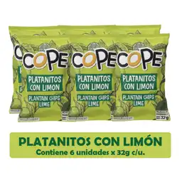 Platanitos Pasaboca Cope Sabor Limon