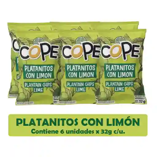 Platanitos Pasaboca Cope Sabor Limon