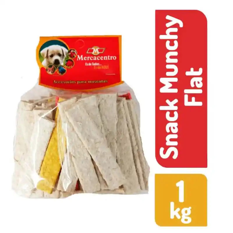 Snack Munchy Flat Mercacentro 1 Kg