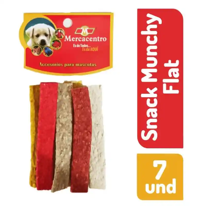 Snack Munchy Flat Mercacentro 7 Und