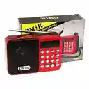 Radio Bolsillo Usb Fm Recargable Teclado Premium Cmik Mk-066bt