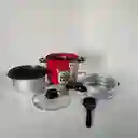 Olla Arrocera Kalley 7 Tazas Roja Digital