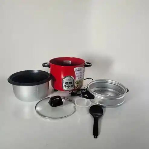 Olla Arrocera Kalley 7 Tazas Roja Digital