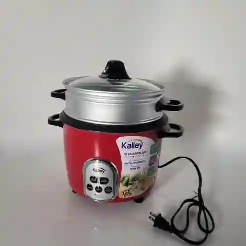 Olla Arrocera Kalley 7 Tazas Roja Digital