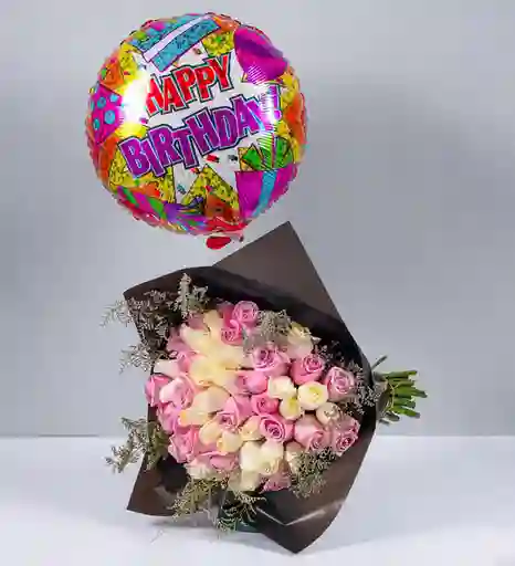 Bouquet 45 Rosas Combinado