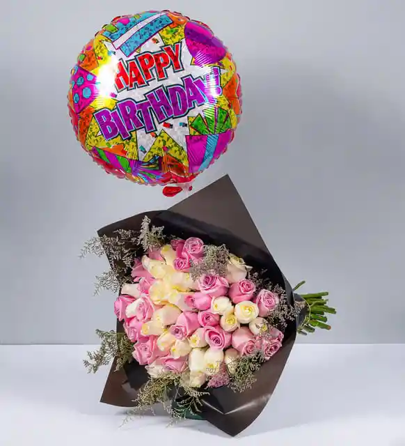 Bouquet 45 Rosas Combinado