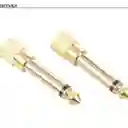 Conector Audio Macho De 6,3mm A Hembra De 3,5mm, Adaptador De Audio Para Auriculares Micrófonos