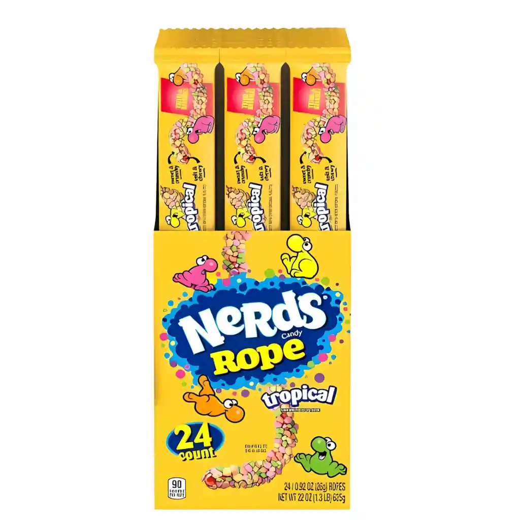 Nerds Rope Tropical 26g X24und