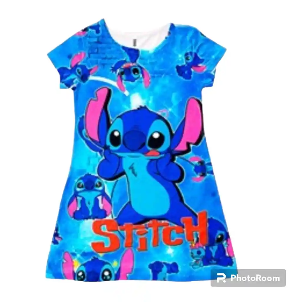 Bata Vestido Multiusos Estampada Niña Pijama Multiusos