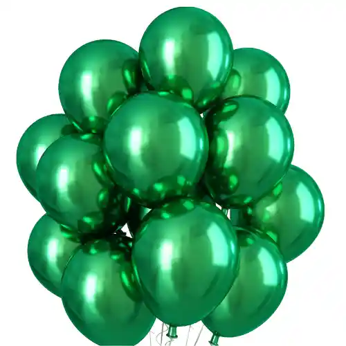 Bombas Cromadas R-12 Verde X6unidades