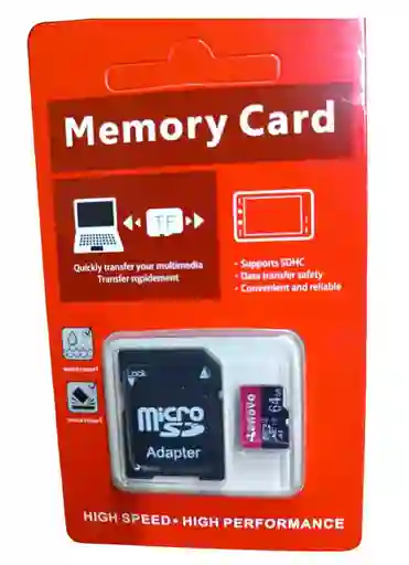 Tarjeta Memoria Micro Sd 64gb Lenovo High Endurance Pro