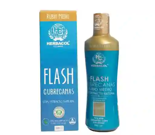 Flash Cubrecanas Rubio Medio 240ml Herbacol