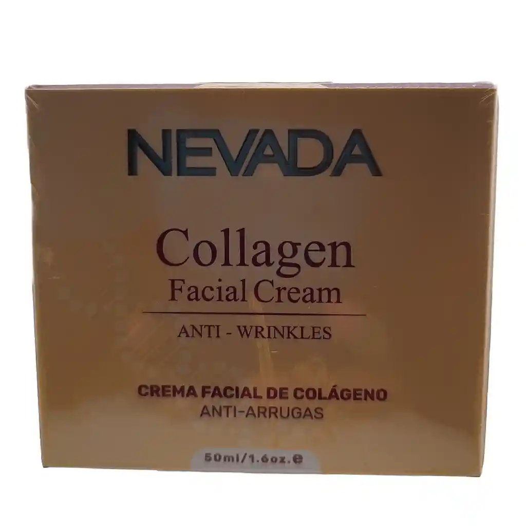 Nevada Crema Facial De Colágeno Anti Arrugas Atenúa Líneas De Expresión 50 Ml